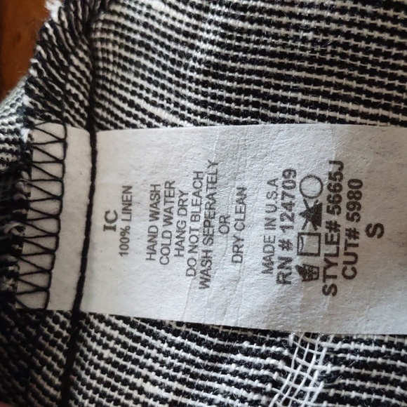 I C Collection by Connie K Tweed-look Linen Swing Jacket - Picture 8 of 8